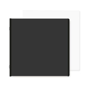 12x12 Black Scrapbook Refill Pages