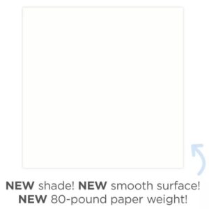 Bright White Solid Cardstock