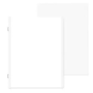Scrap Journal Refill Pages & Protectors- White
