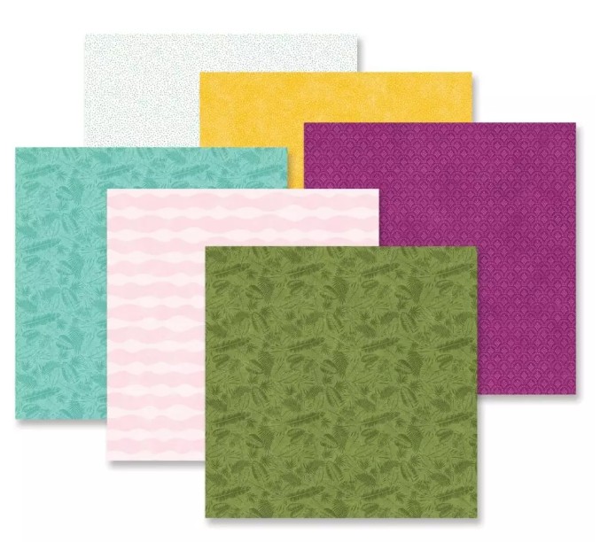Tropical Garden Tone-on-Tone Paper Pack - Image 2