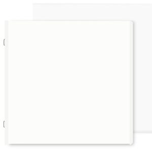 12x12 White Scrapbook Pages & Protectors (16 pack)