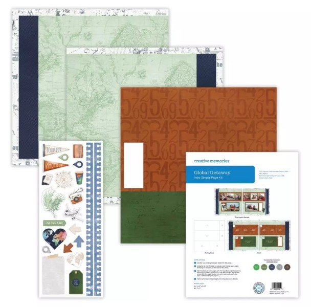 Simple Page Kit- Global Getaway