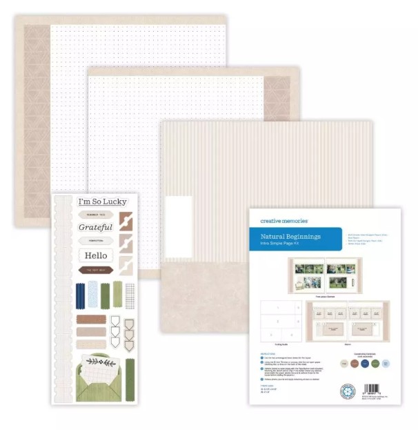 Simple Page Kit- Natural Beginnings