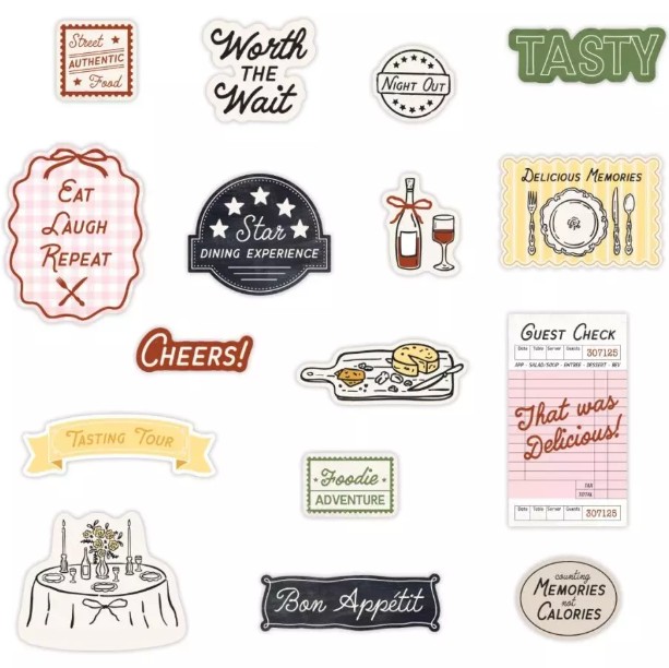 Delicious Memories Paper Pack & Embellishments - Image 2