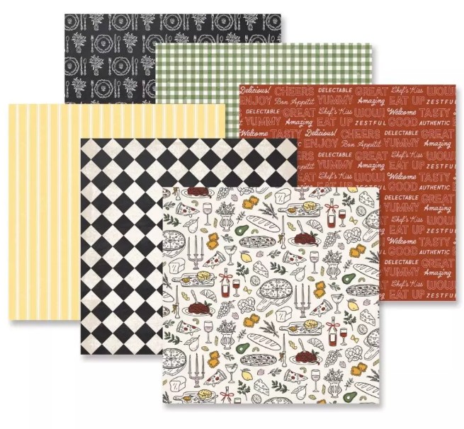Delicious Memories Paper Pack & Embellishments