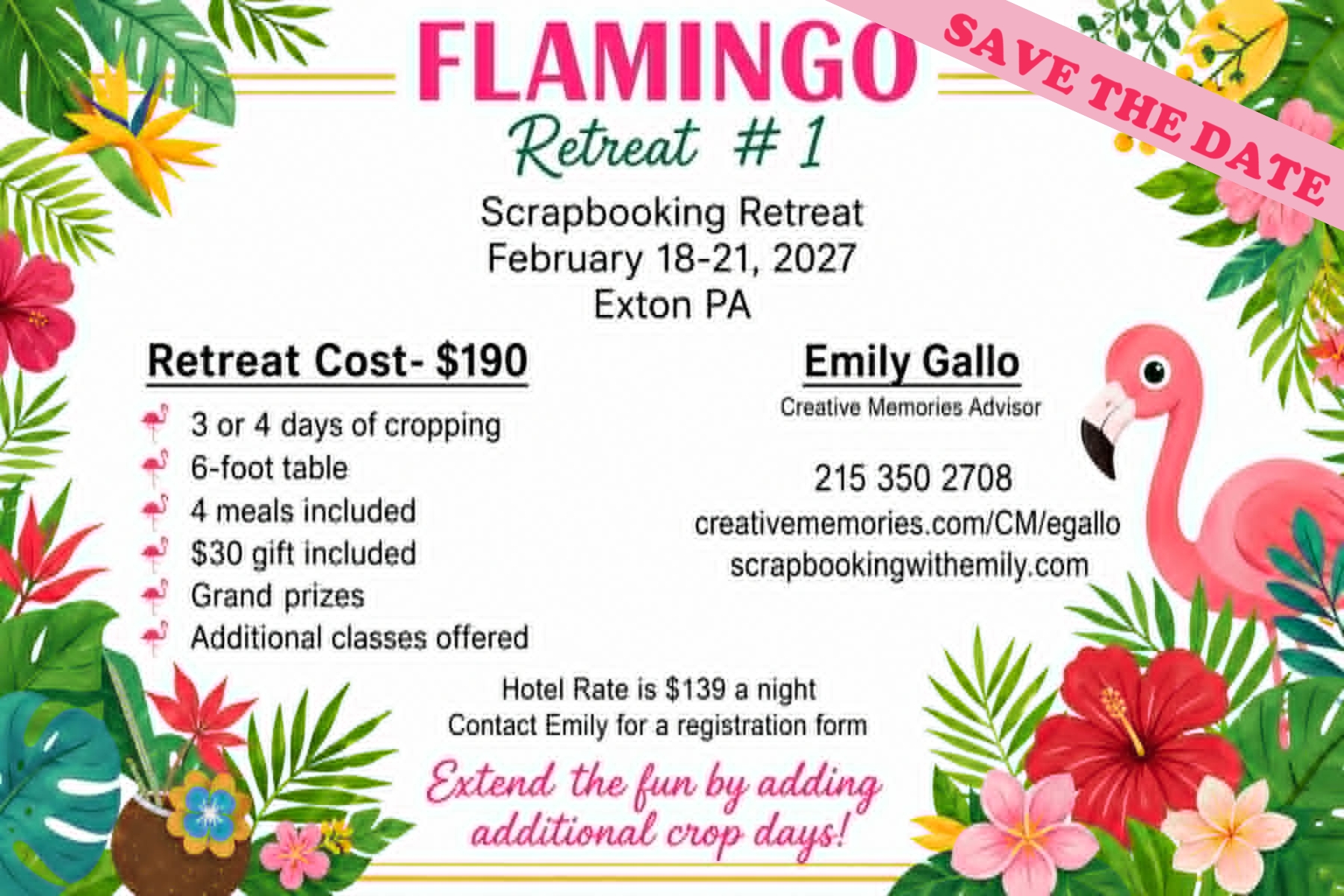 Flamingo Retreat #1