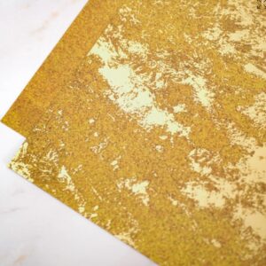 Gold Molten Lava Foiled Paper Pack (6/pk)