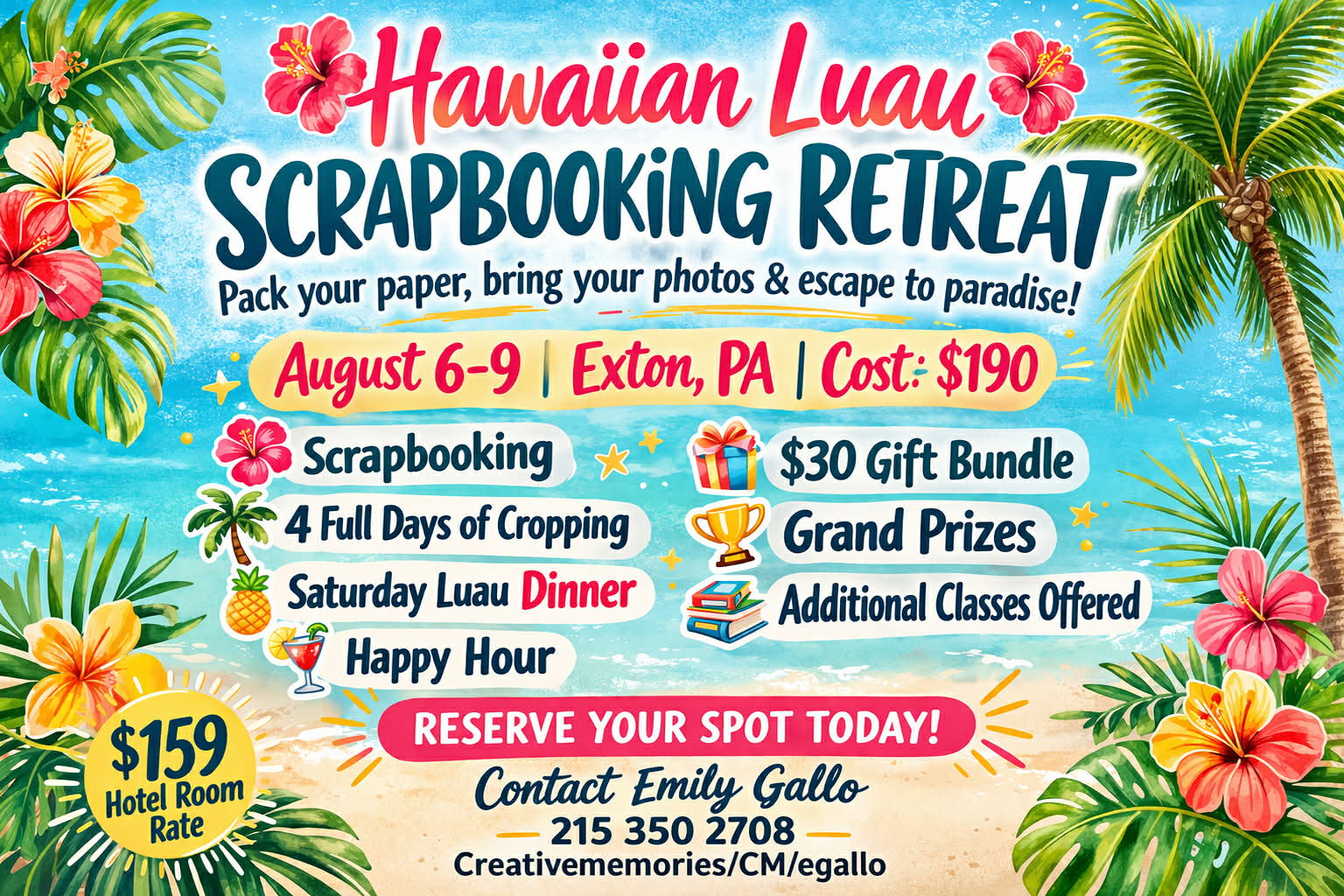 Hawiian Luau Retreat