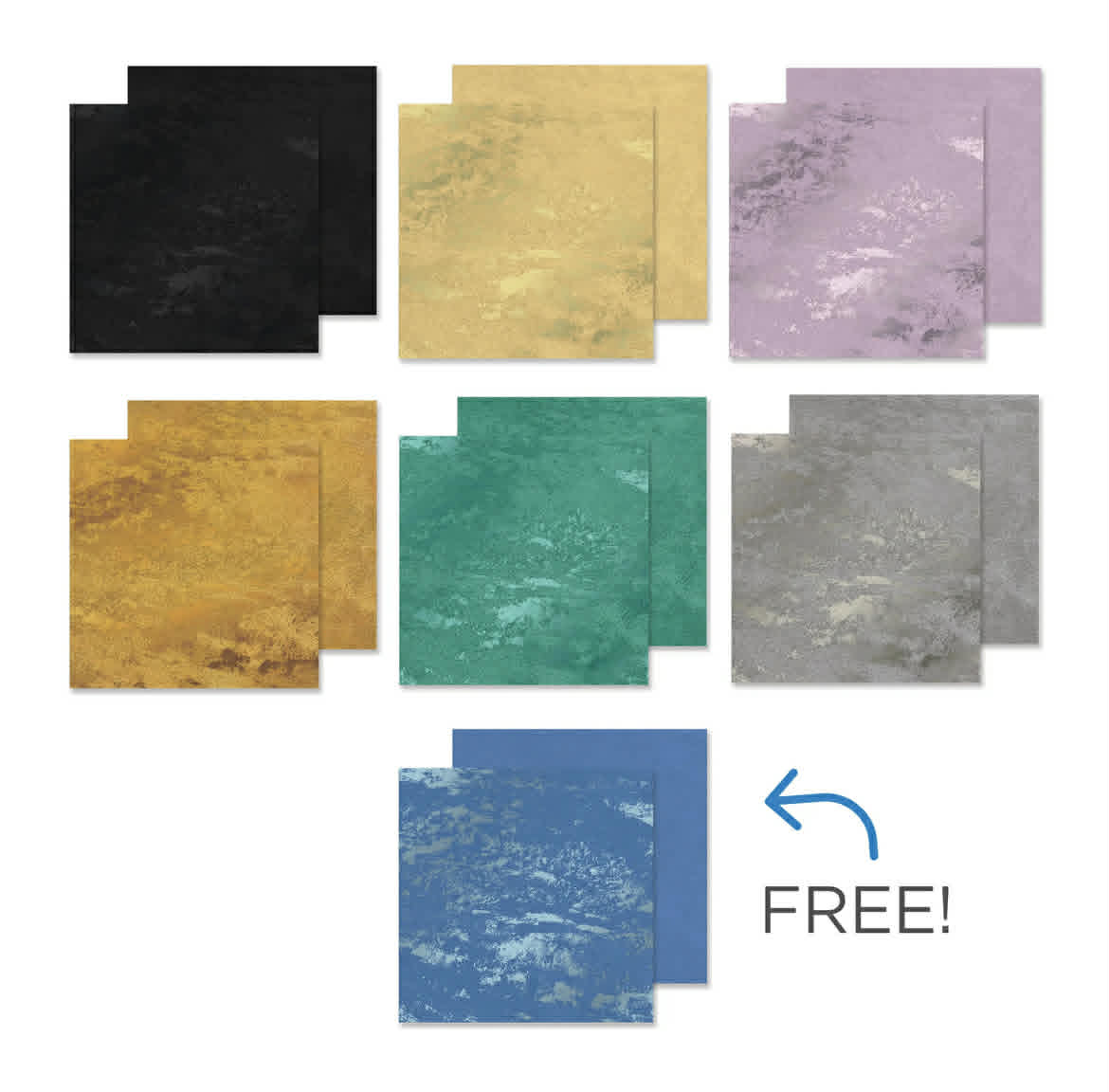 Molten Lava Foiled Paper Bundle $75
