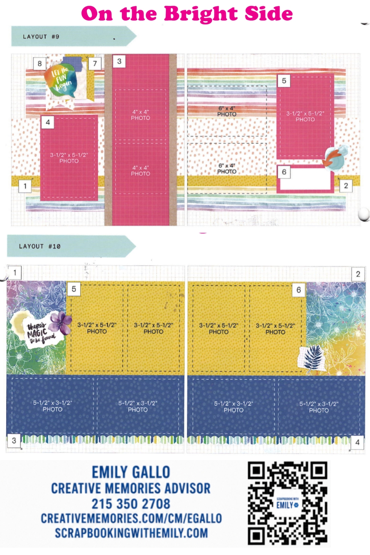 On the Bright Side Album Kit- Simple Pages 9-12