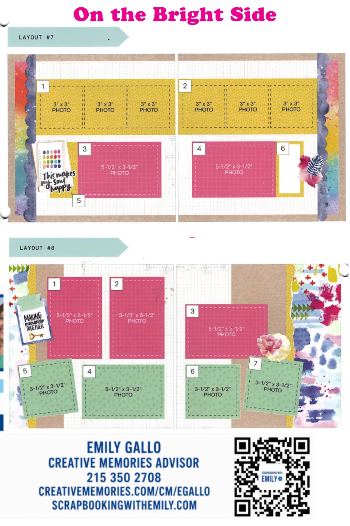 On the Bright Side Album Kit- Simple Pages 5-8 - Image 2