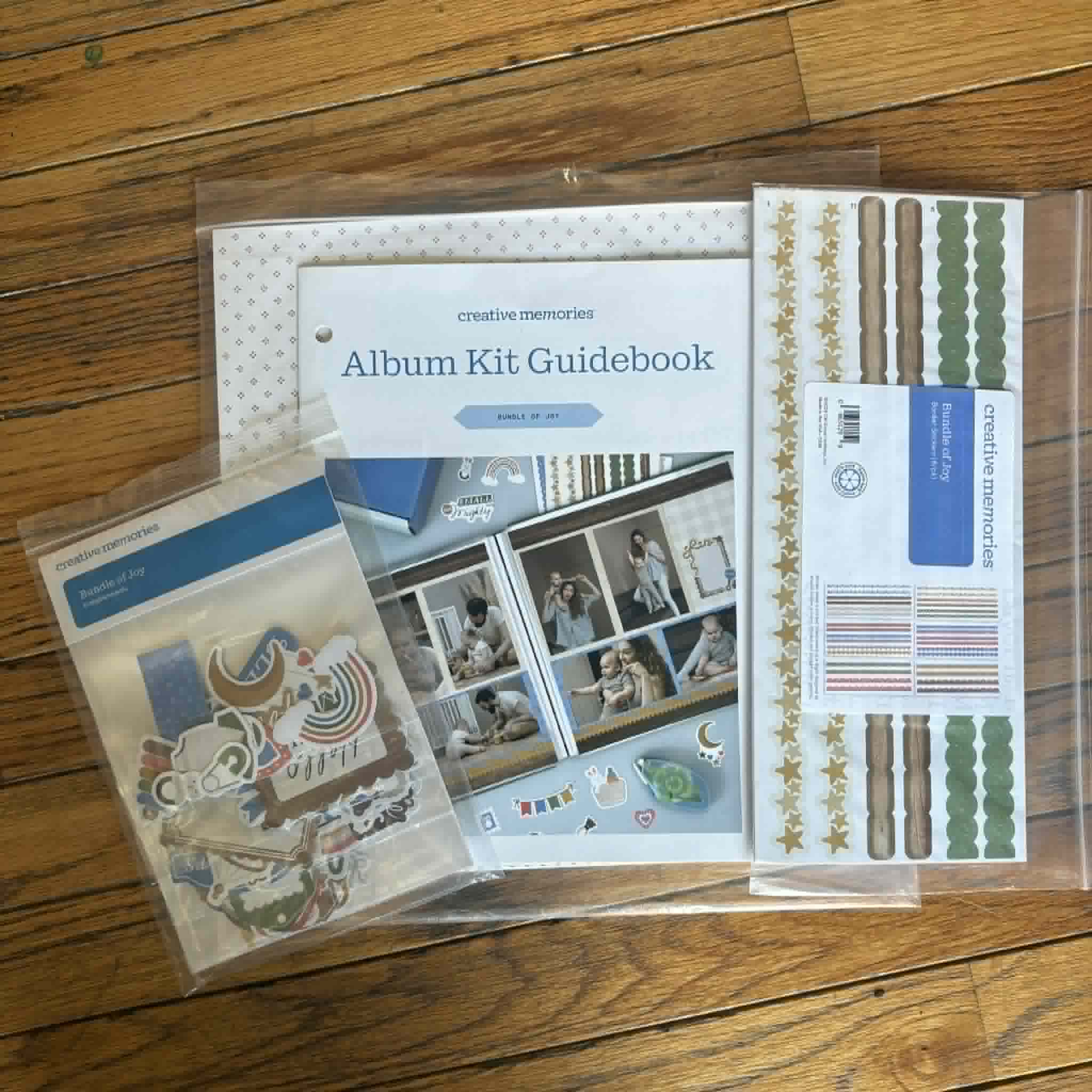Bundle of Joy 16-Page Layout DECORATIVE Album Kit
