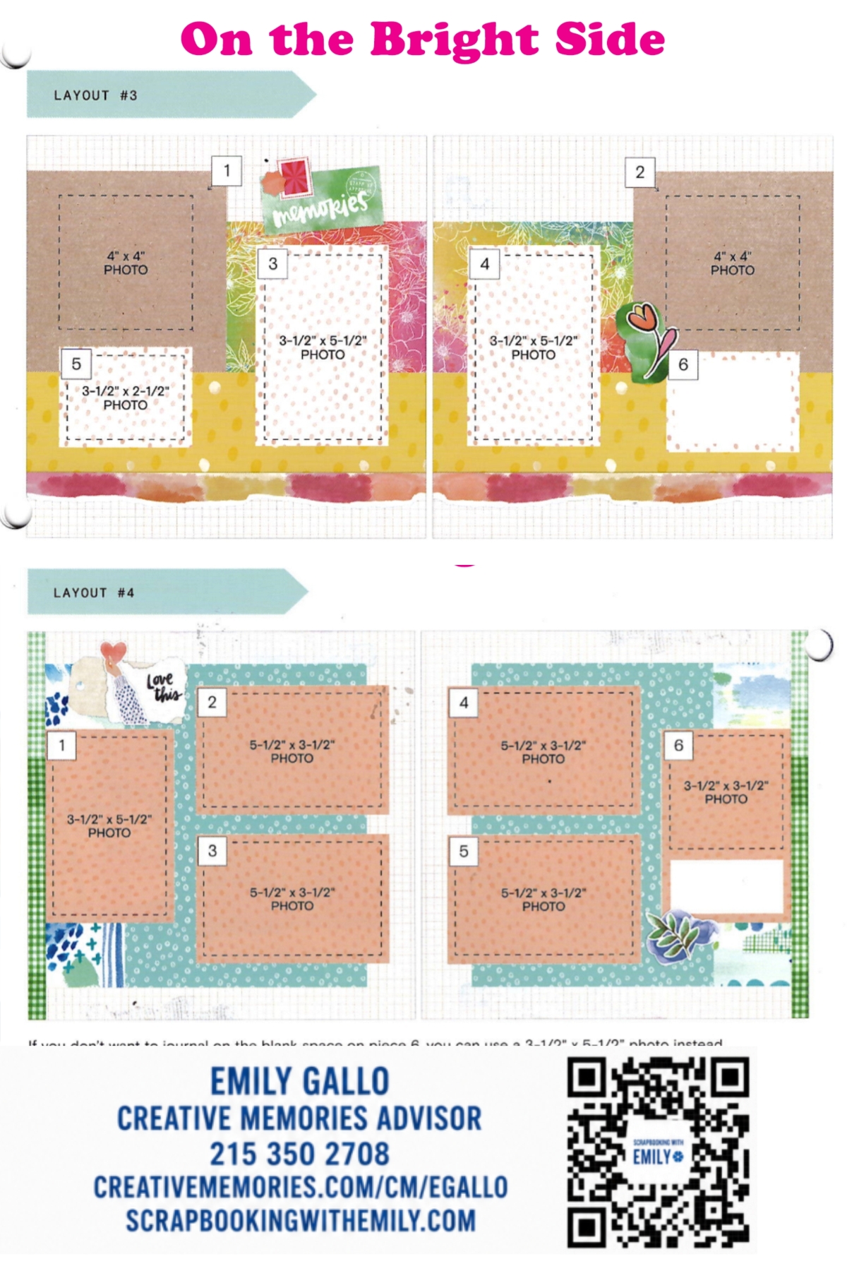 On the Bright Side Album Kit- Simple Pages 1-4 - Image 2